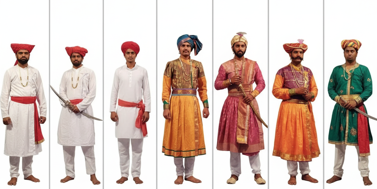 Authentic Maratha Warrior Costume Collection