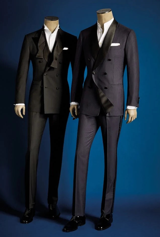Premium Black Tuxedo with Satin Lapels - ARMAN CUSTOM WEAR (Dehu road, Pune)